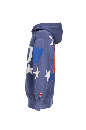 EU HAND PATCH HOODIE / NVY