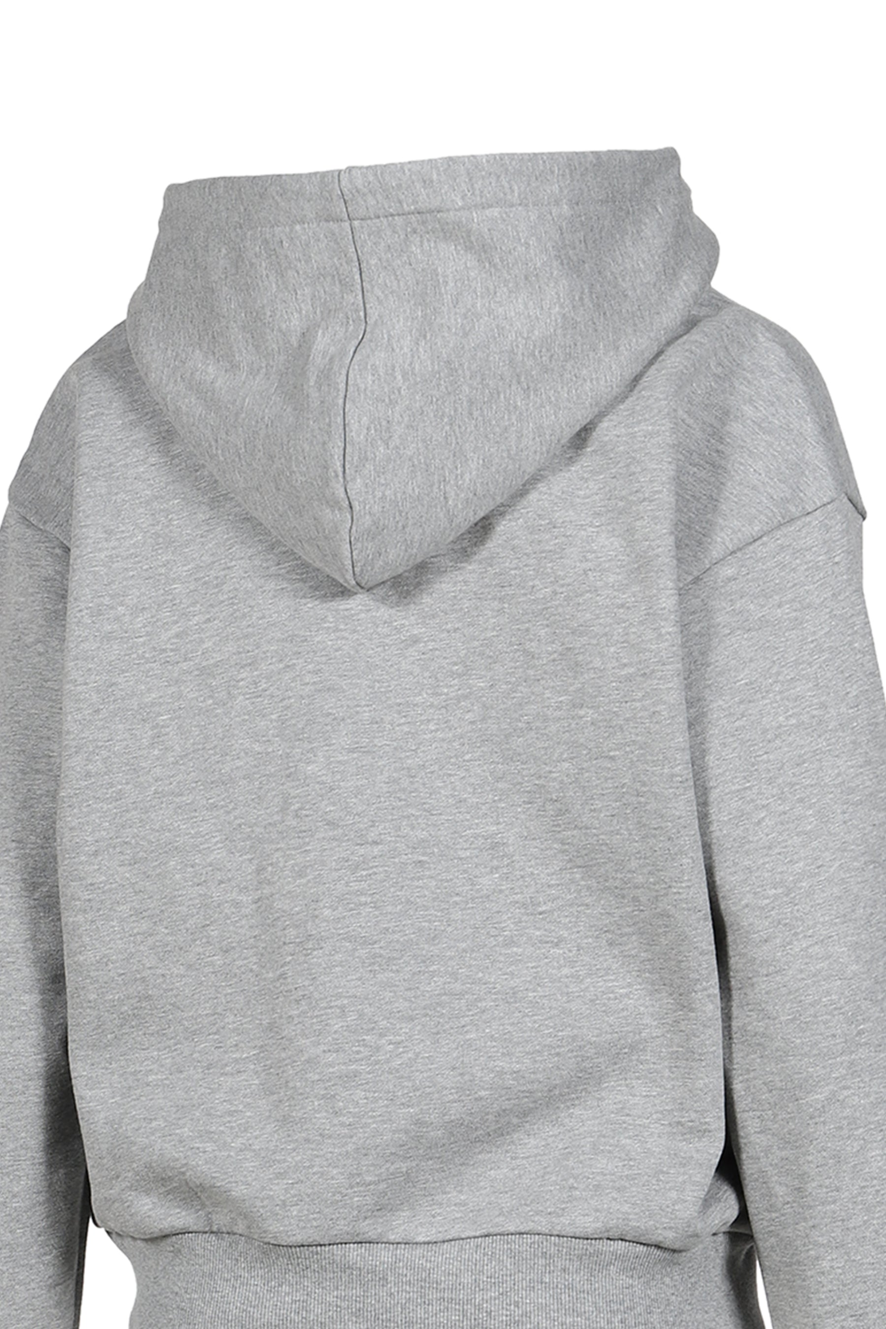 TIE FRONT BOW HOODIE / GRY