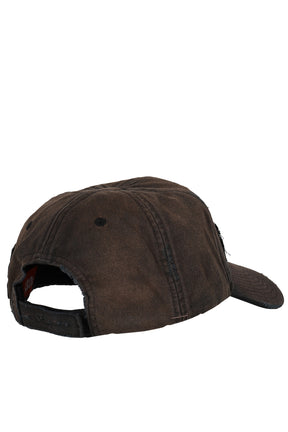 DISTRESSED LOGO CAP / WASHED BLK