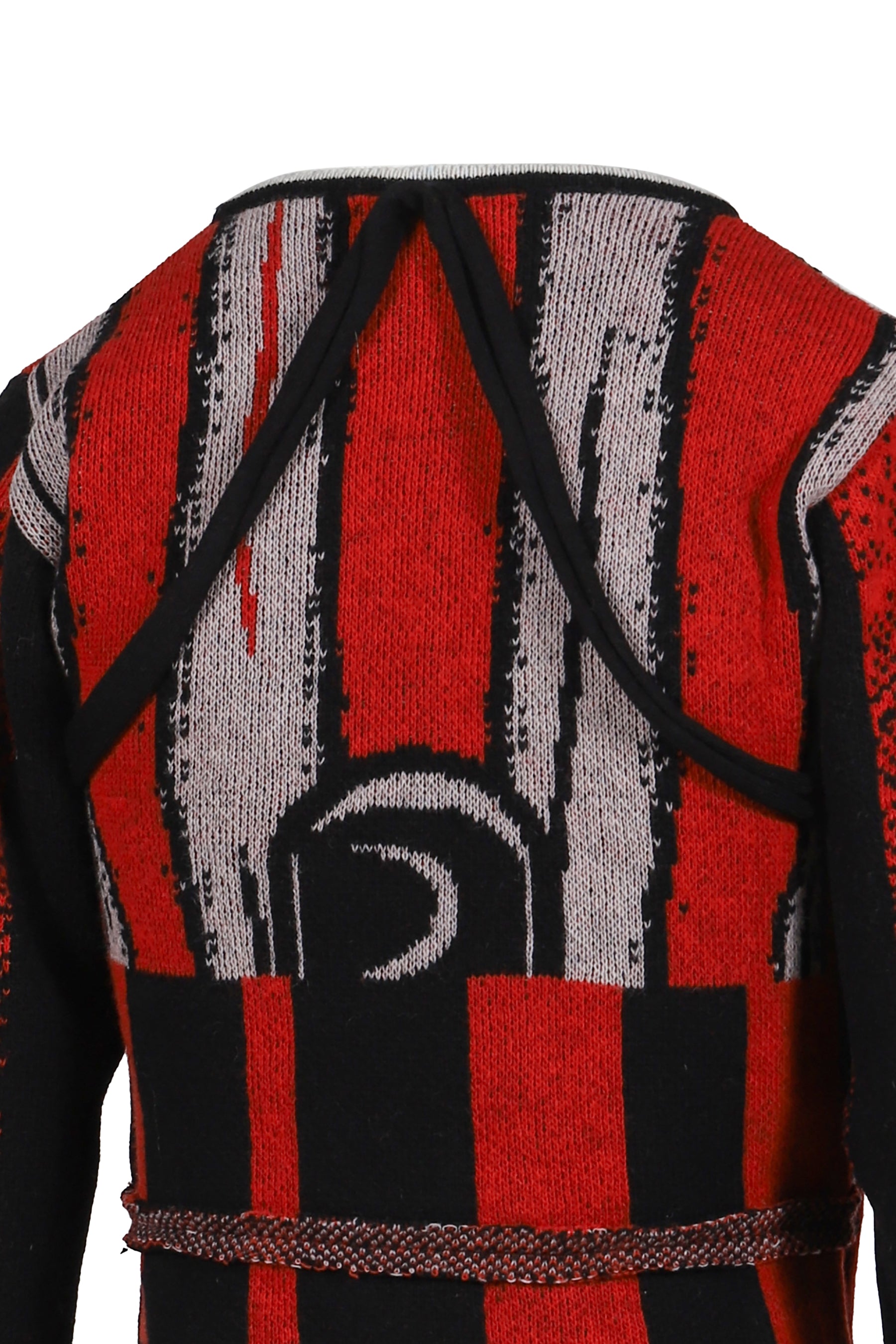 SPORTY KNIT CARDIGAN / RED