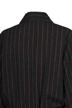 ARES ZIP BLOUSON / BRW STRIPE