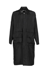ZIP COAT CYLINDER / BLK