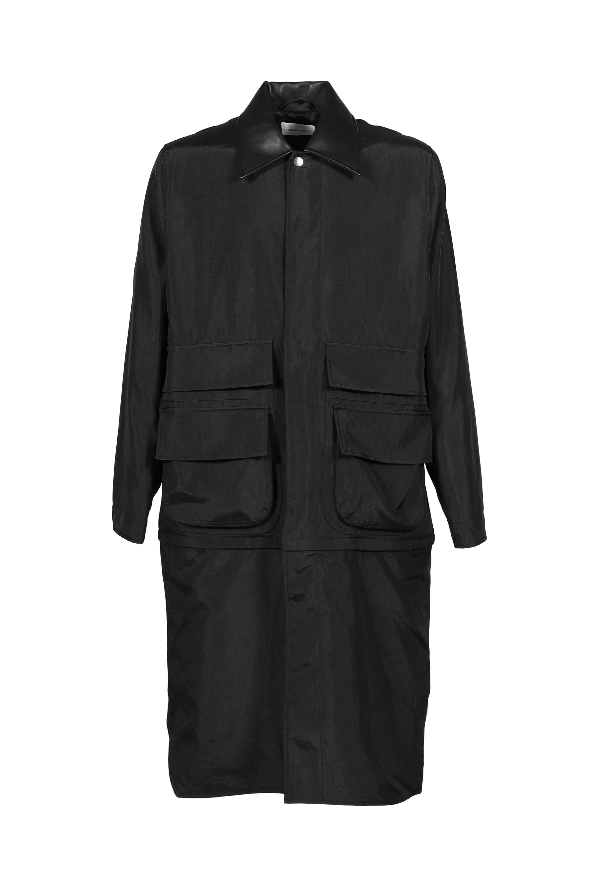 ZIP COAT CYLINDER / BLK