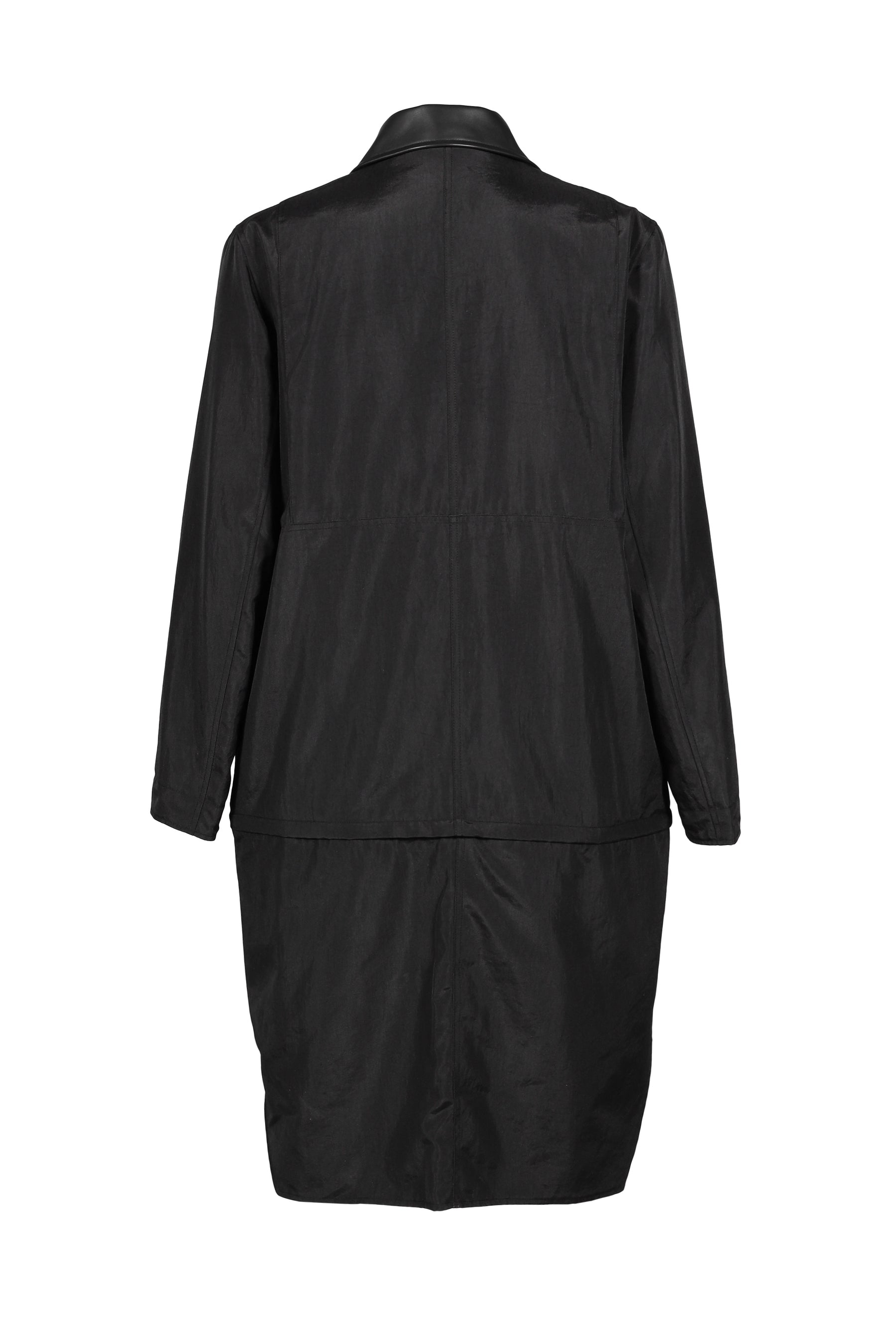 ZIP COAT CYLINDER / BLK