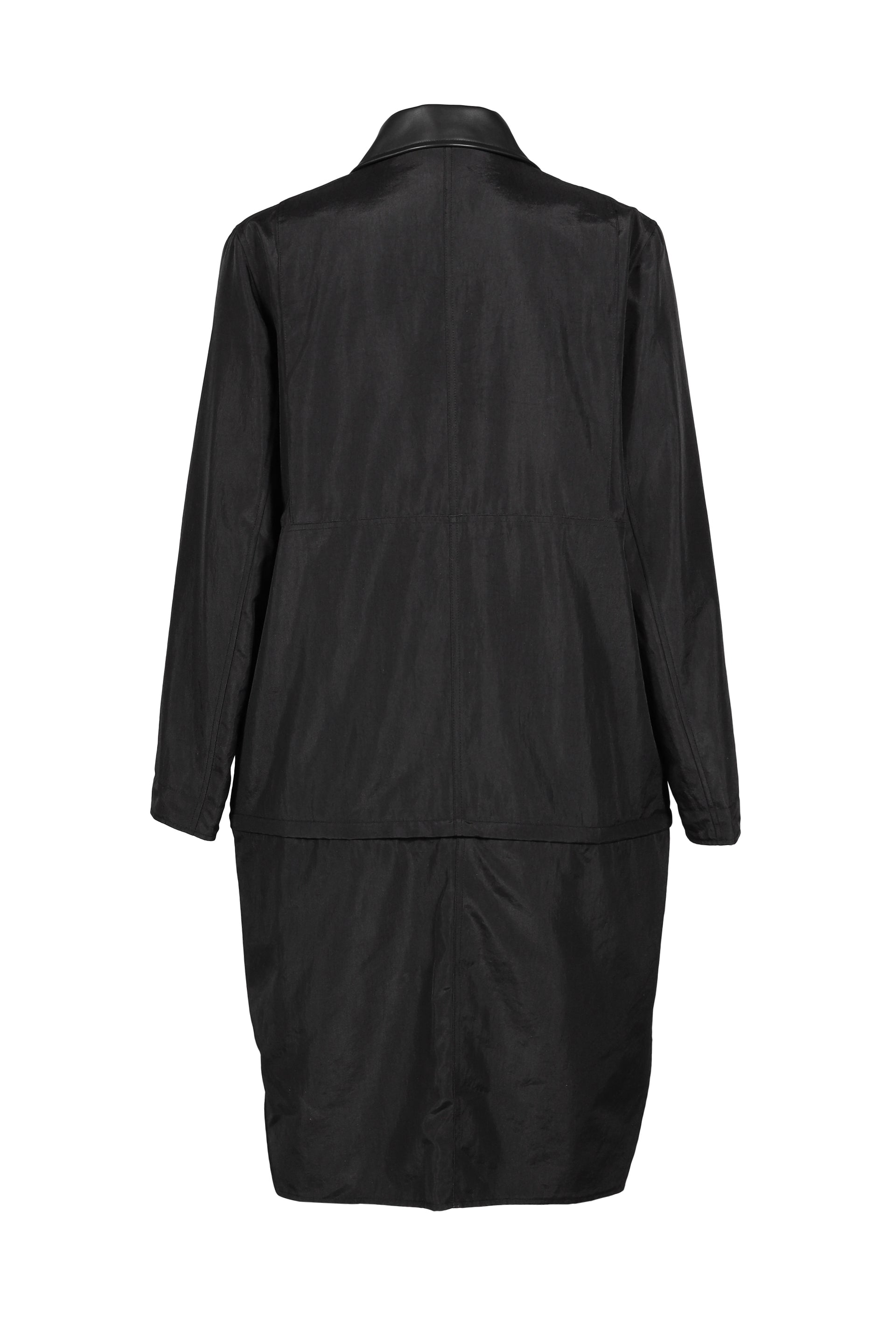 ZIP COAT CYLINDER / BLK