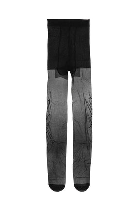 ENTH SCRIPT TIGHTS / BLK