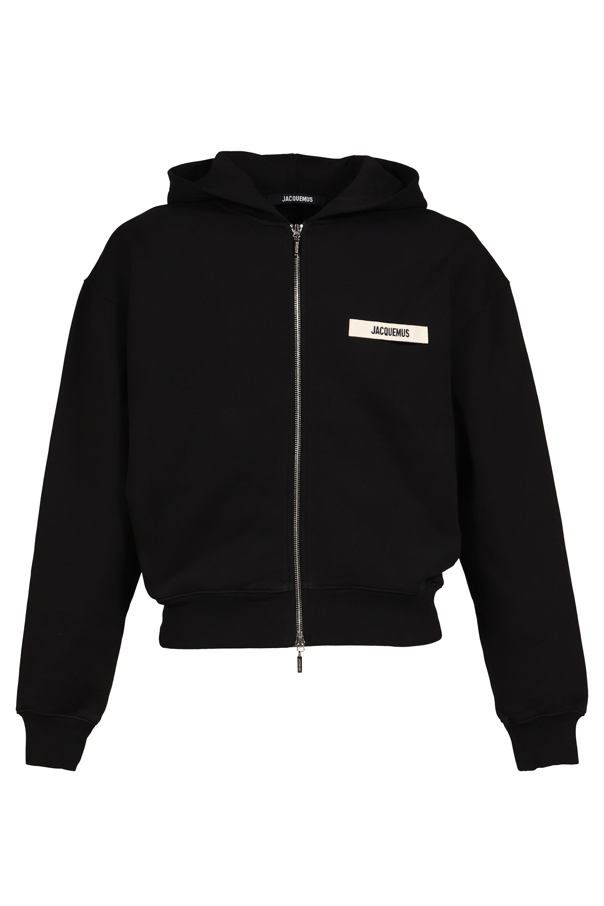 LE HOODIE ZIP GROS GRAIN / BLK