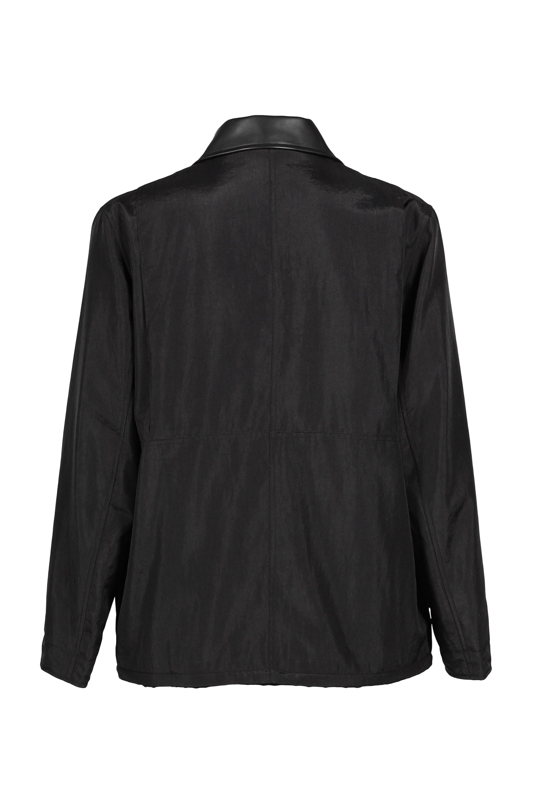 ZIP COAT CYLINDER / BLK