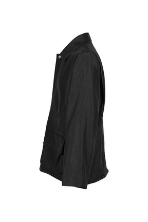 ZIP COAT CYLINDER / BLK