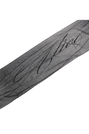 ENTH SCRIPT TIGHTS / BLK