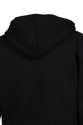 LE HOODIE ZIP GROS GRAIN / BLK