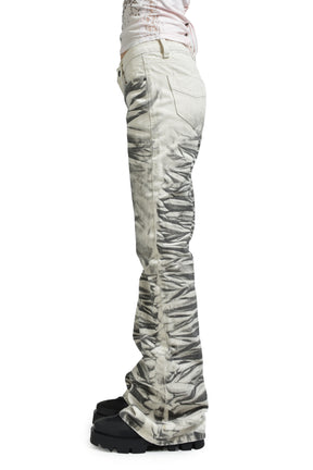 AIRBRUSH DRIFT JEANS / WHT