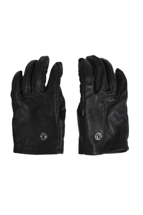 HORSE LEATHER GLOVE ATTACHED JACKET / BLK
