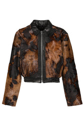 PREDATOR LEATHER JACKET / BRW