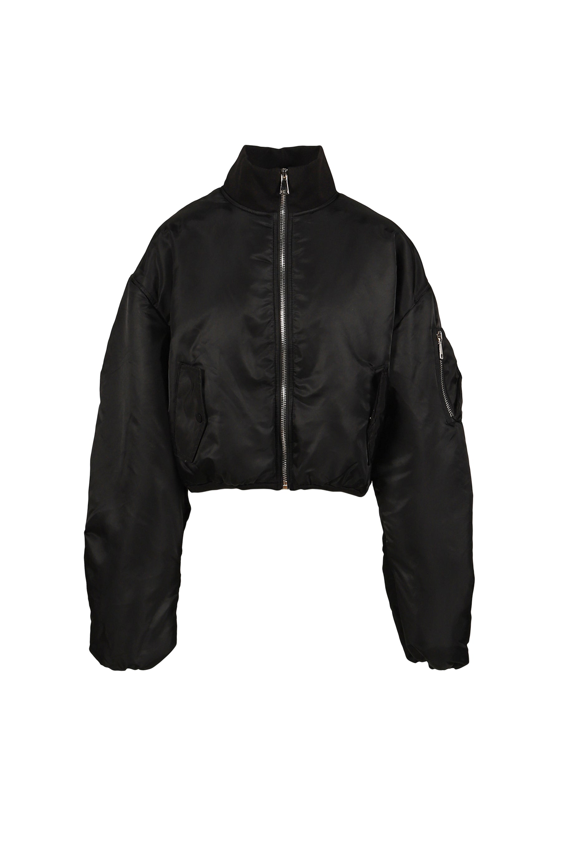 LOGO BOMBER JACKET / BLK