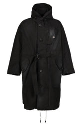 EXTREME PARKA COAT "DEREK HESS" / BLK