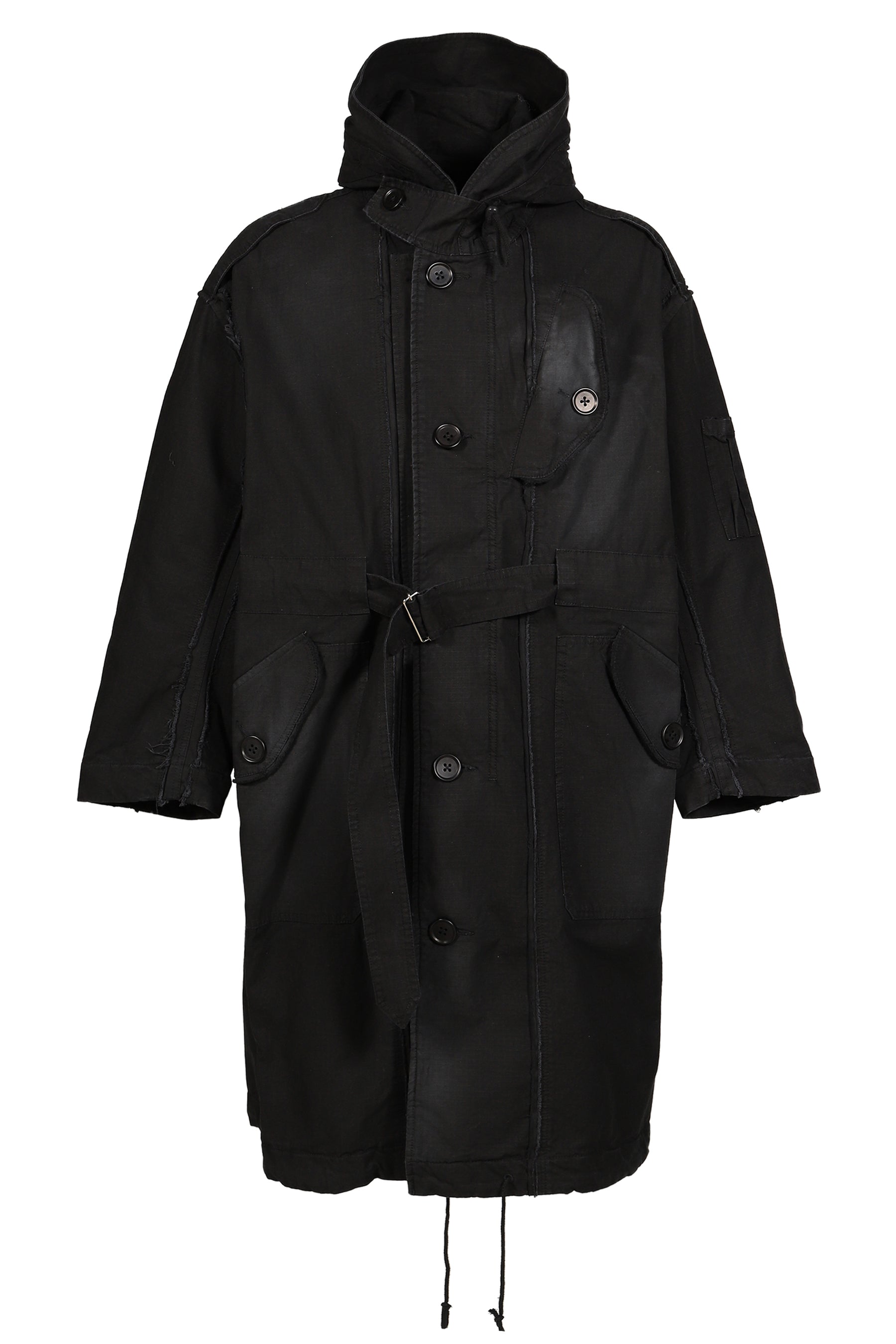 EXTREME PARKA COAT "DEREK HESS" / BLK