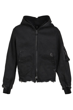 MINUS マイナス FW25 SLASH SEAM FLIGHT(NOIR) / AGED BLK - NUBIAN
