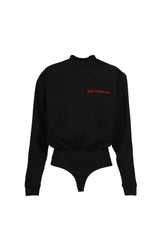 CASA DE CHAVARRIA LS BODYSUIT / BLK