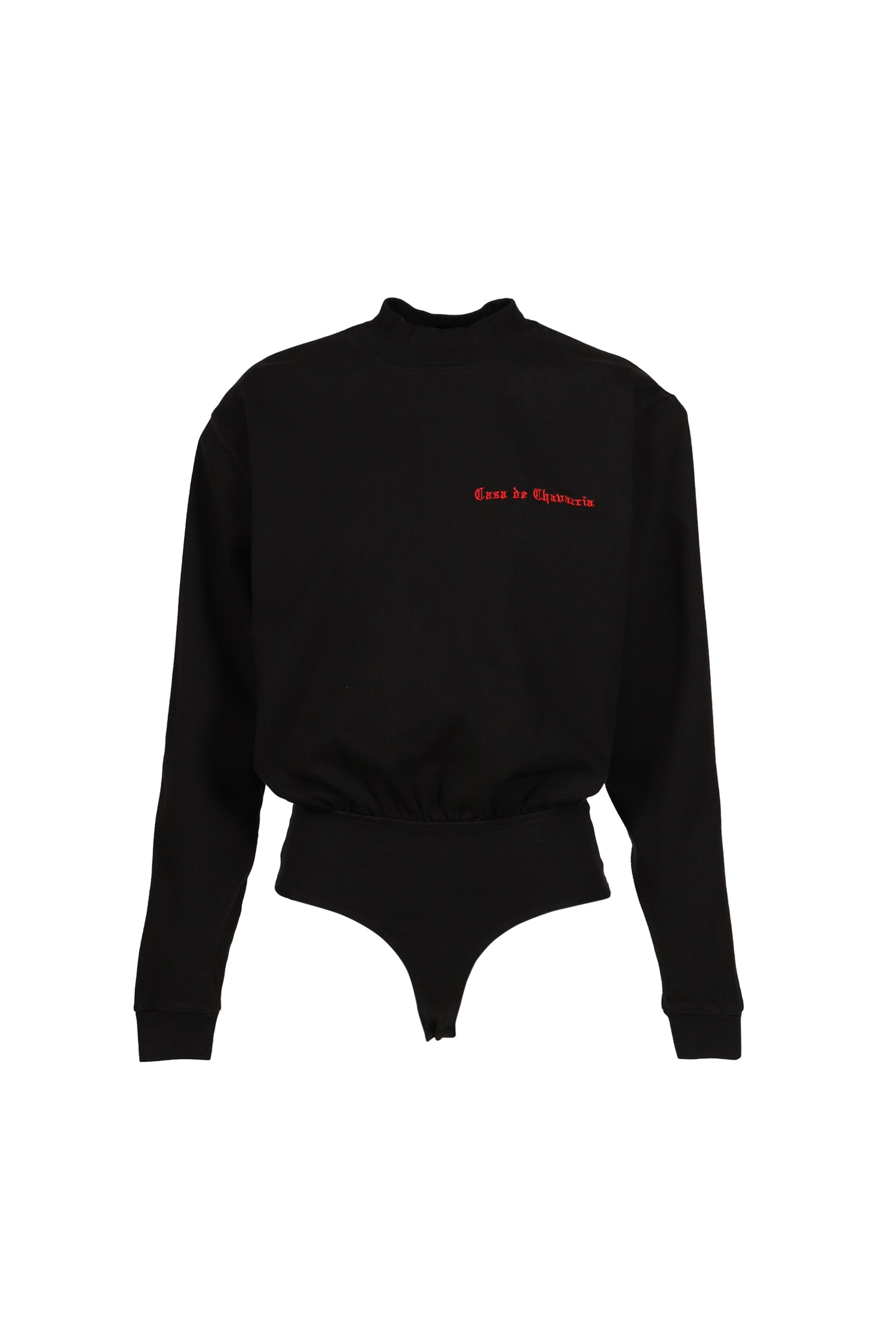 CASA DE CHAVARRIA LS BODYSUIT / BLK