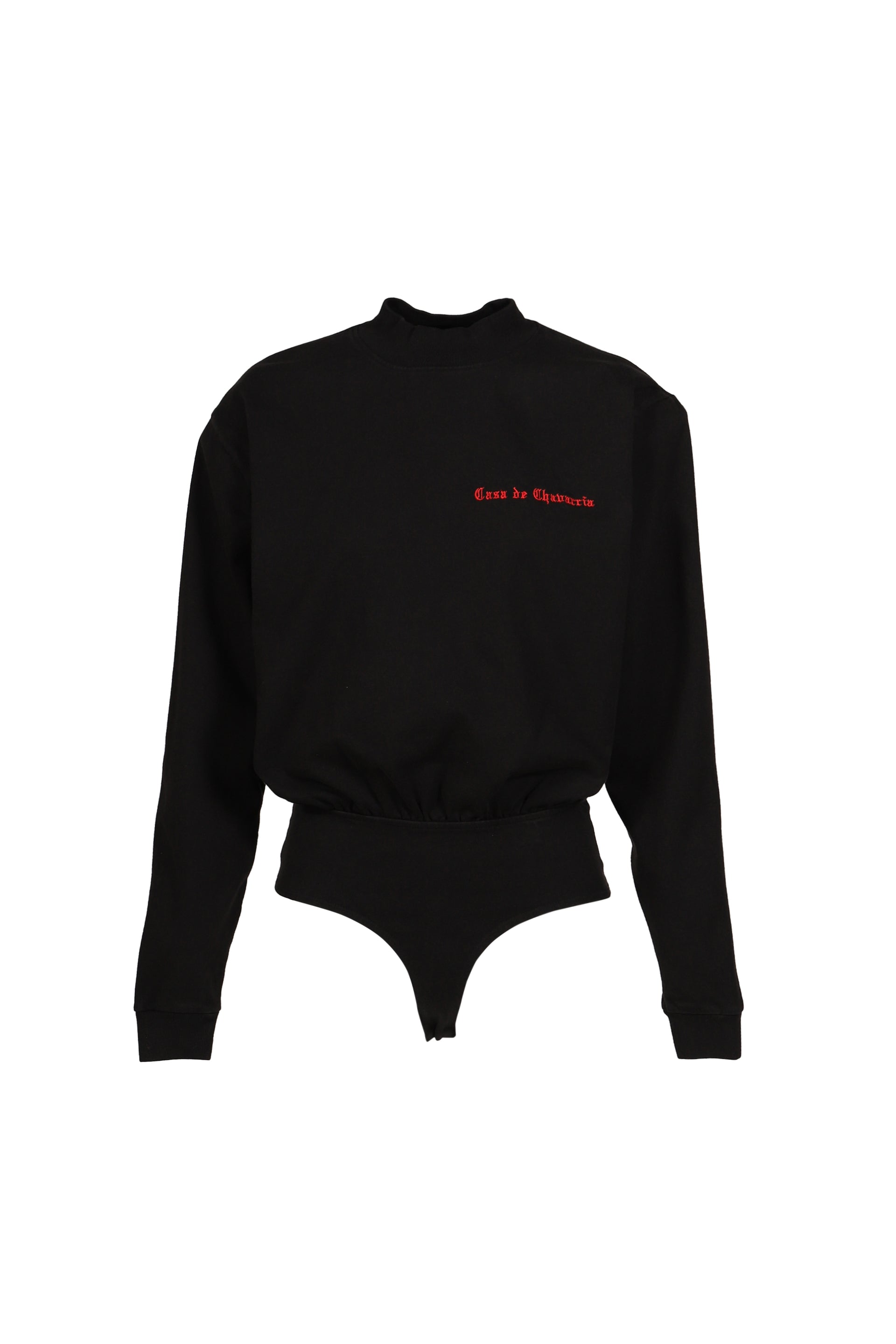 CASA DE CHAVARRIA LS BODYSUIT / BLK