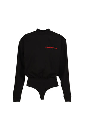CASA DE CHAVARRIA LS BODYSUIT / BLK