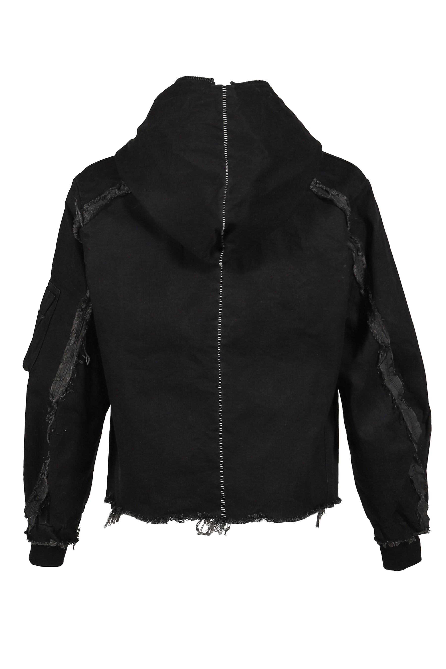 minus(−) ジャケット 中古・古着通販】MINUS (マイナス) ダメージ加工ジップデニム