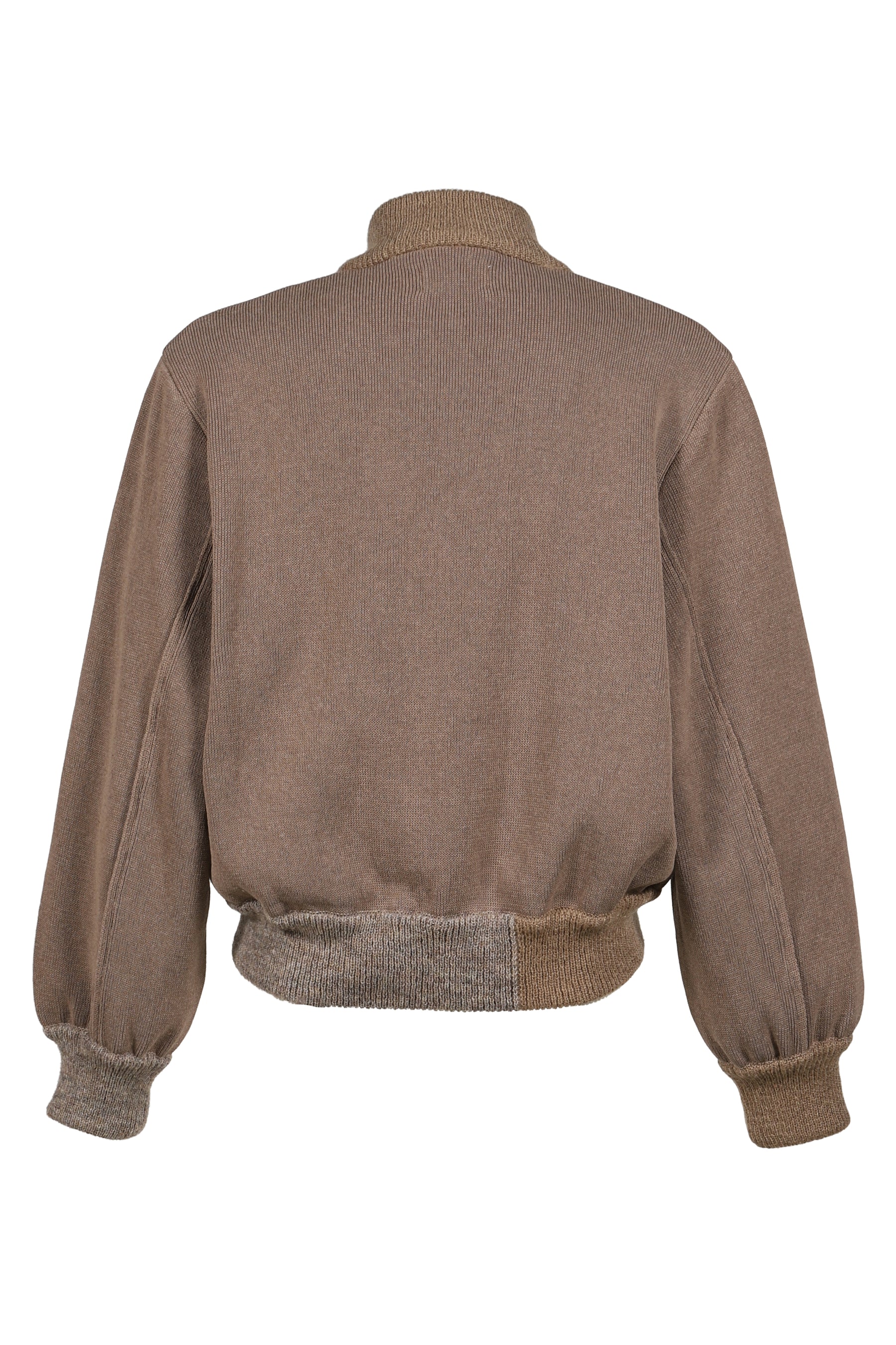 KNITTED BOMBERONE / SAND