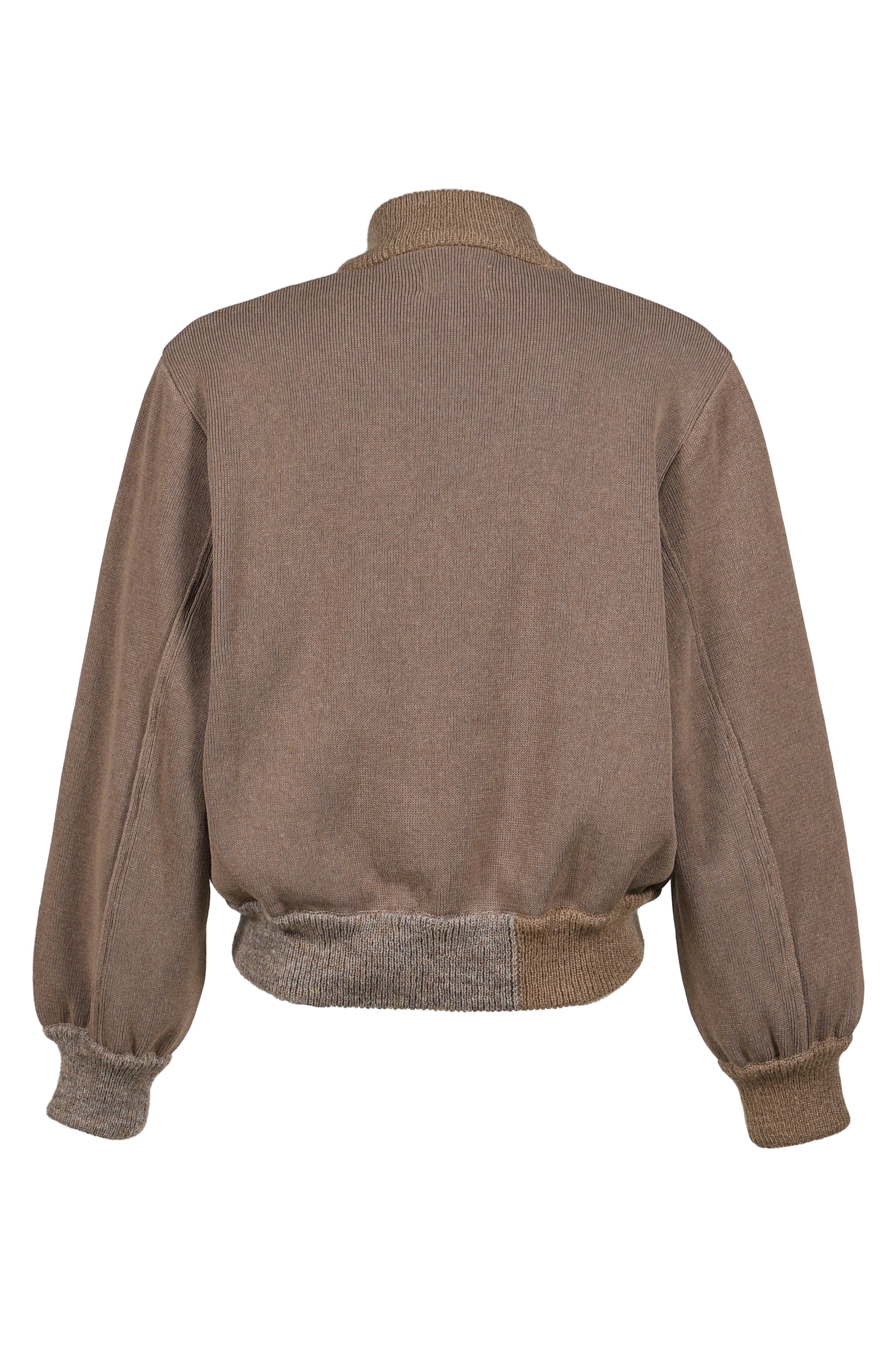 KNITTED BOMBERONE / SAND