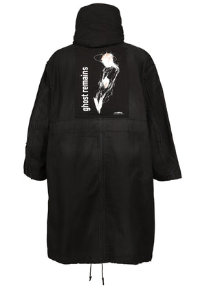 EXTREME PARKA COAT "DEREK HESS" / BLK