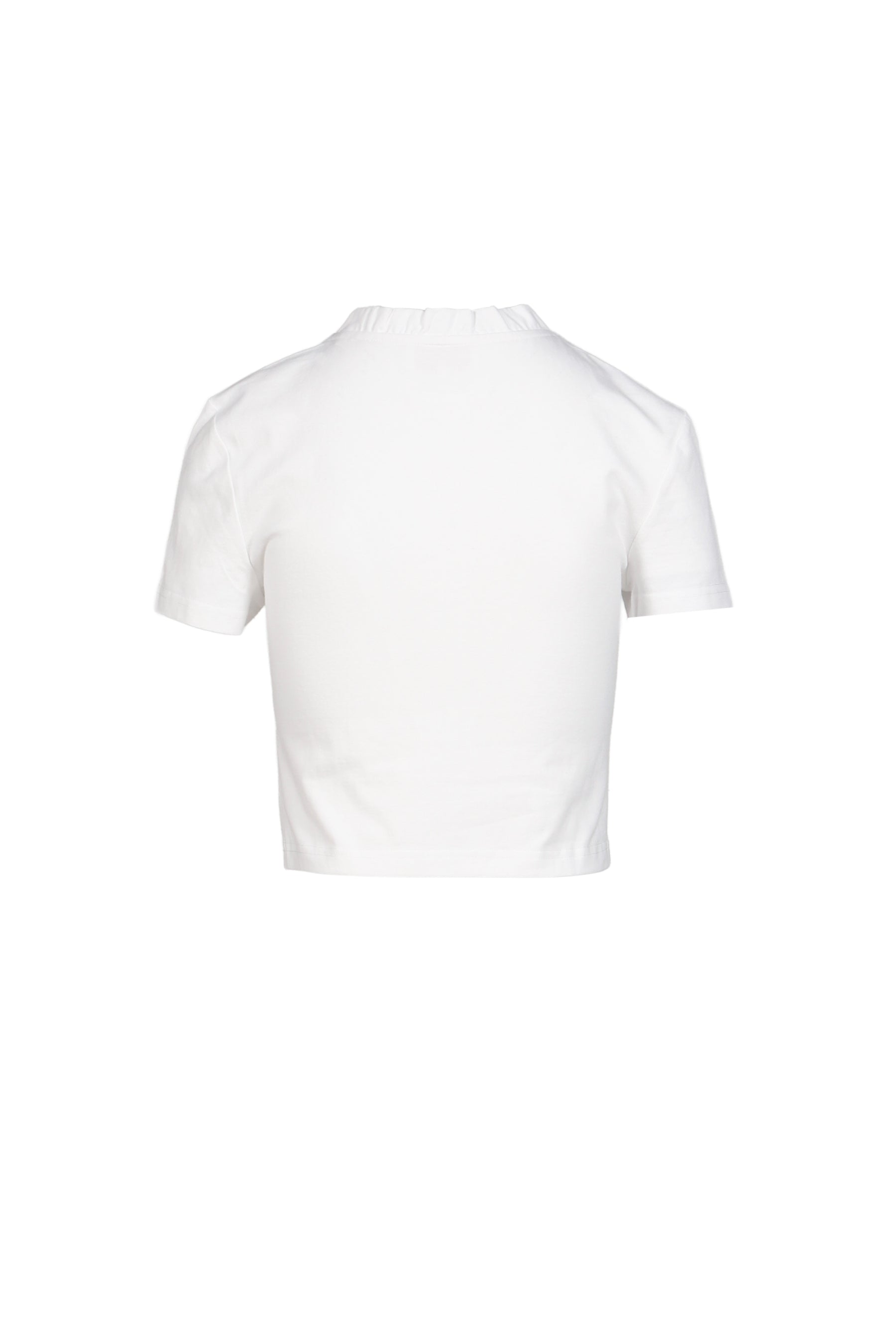 WAVE LACE COLLAR T-SHIRT / WHT