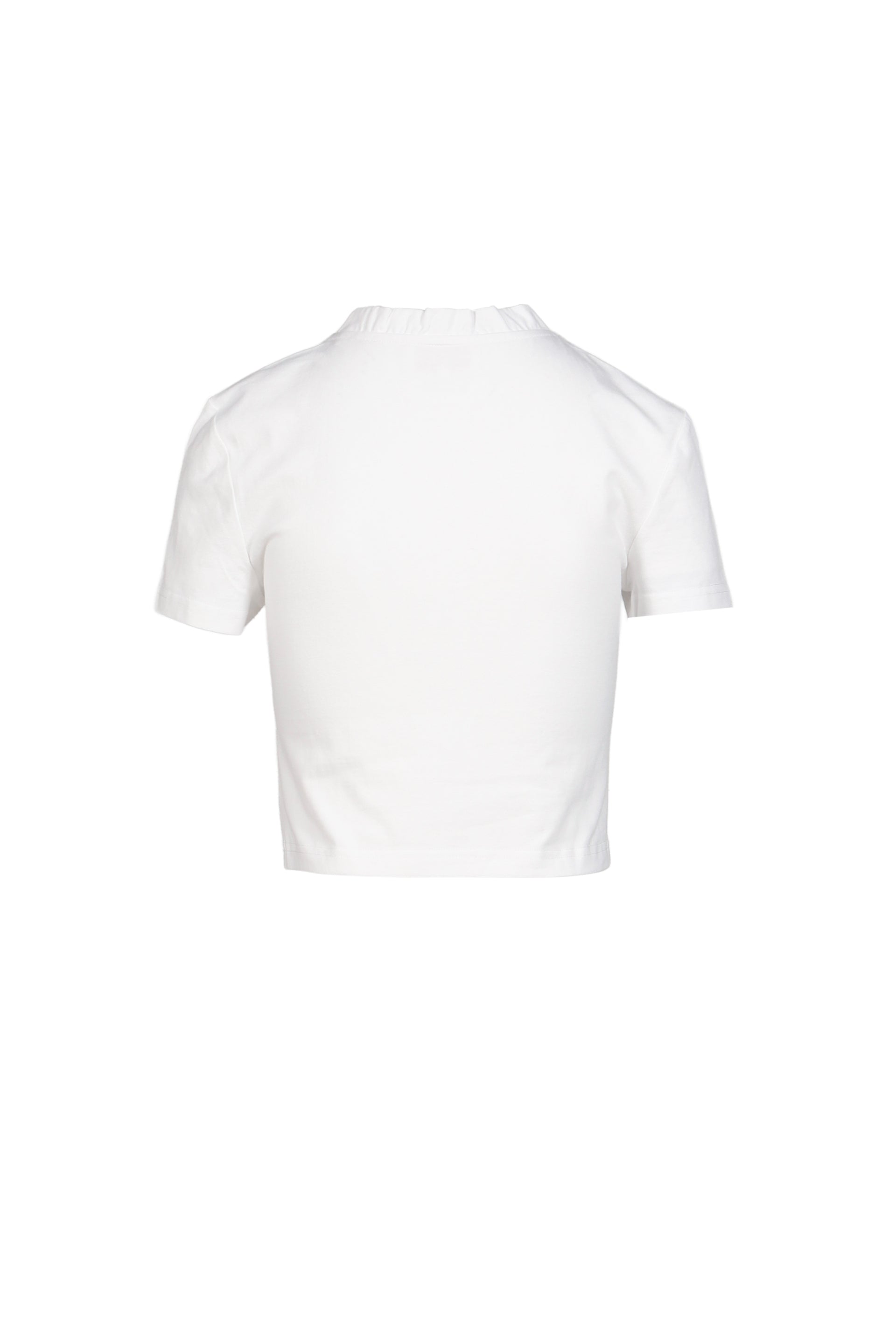 WAVE LACE COLLAR T-SHIRT / WHT