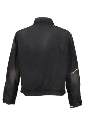 REMAKED TIMEWORN WORK JACKET / BLK