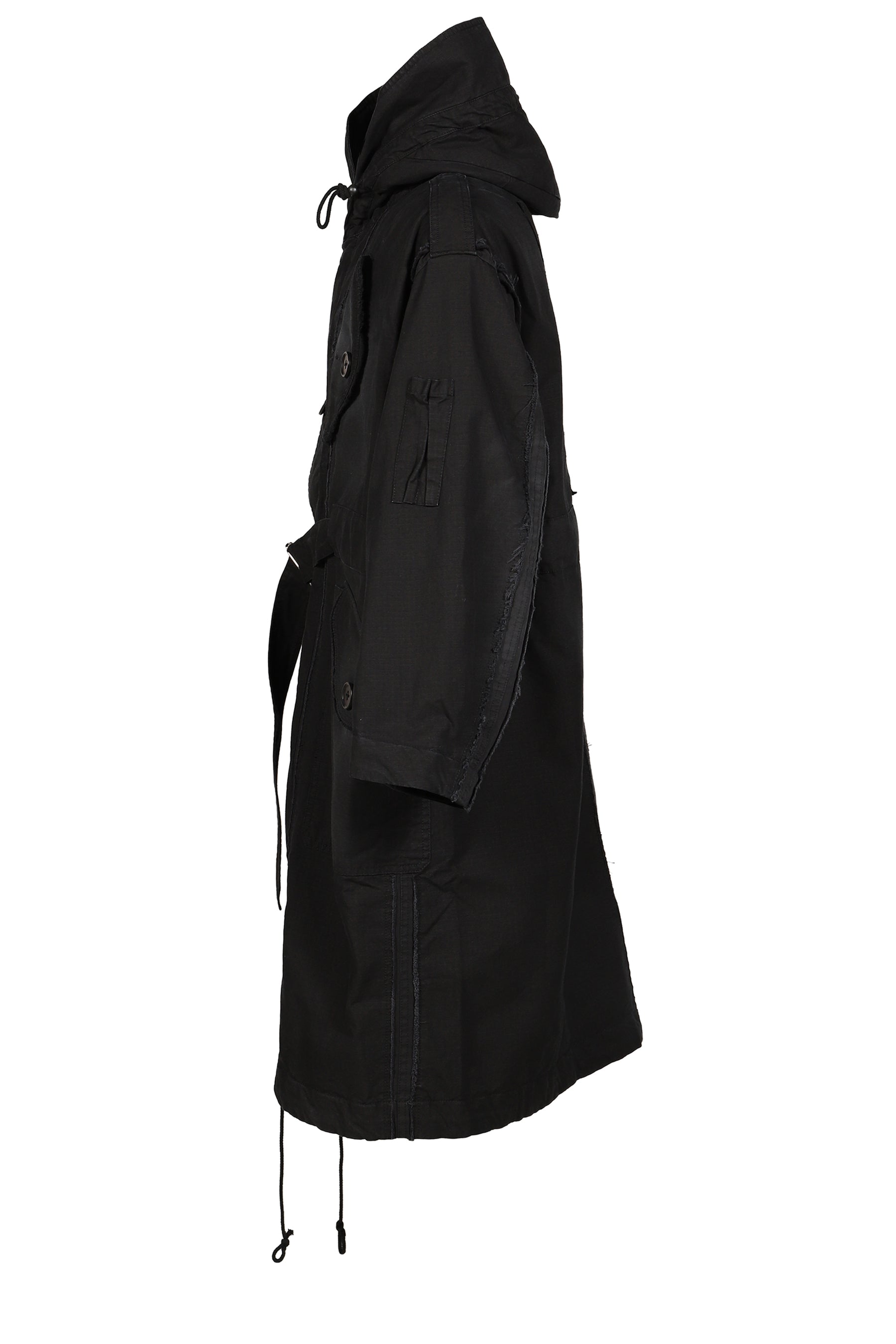 EXTREME PARKA COAT "DEREK HESS" / BLK