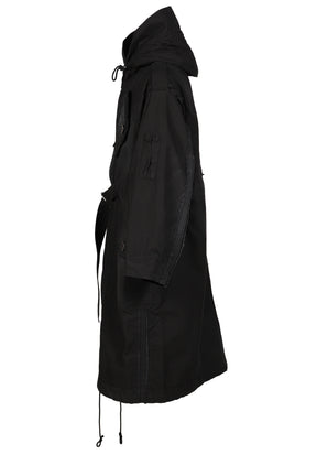 EXTREME PARKA COAT "DEREK HESS" / BLK