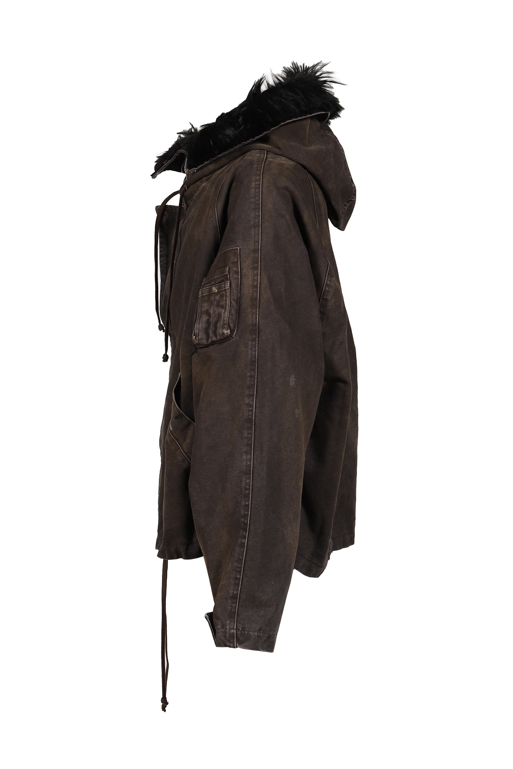 HELICOPTER LONG JACKET / VINTAGE BRW