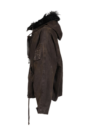 HELICOPTER LONG JACKET / VINTAGE BRW
