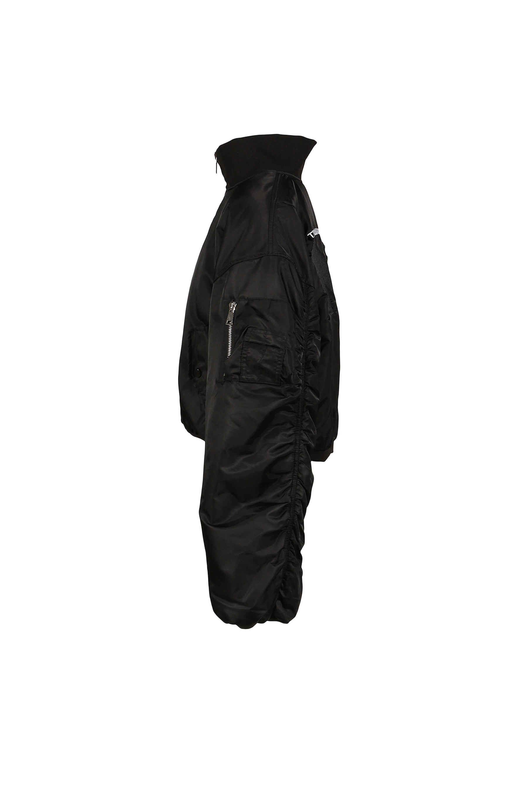 LOGO BOMBER JACKET / BLK