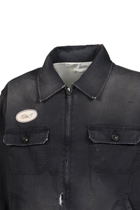 REMAKED TIMEWORN WORK JACKET / BLK