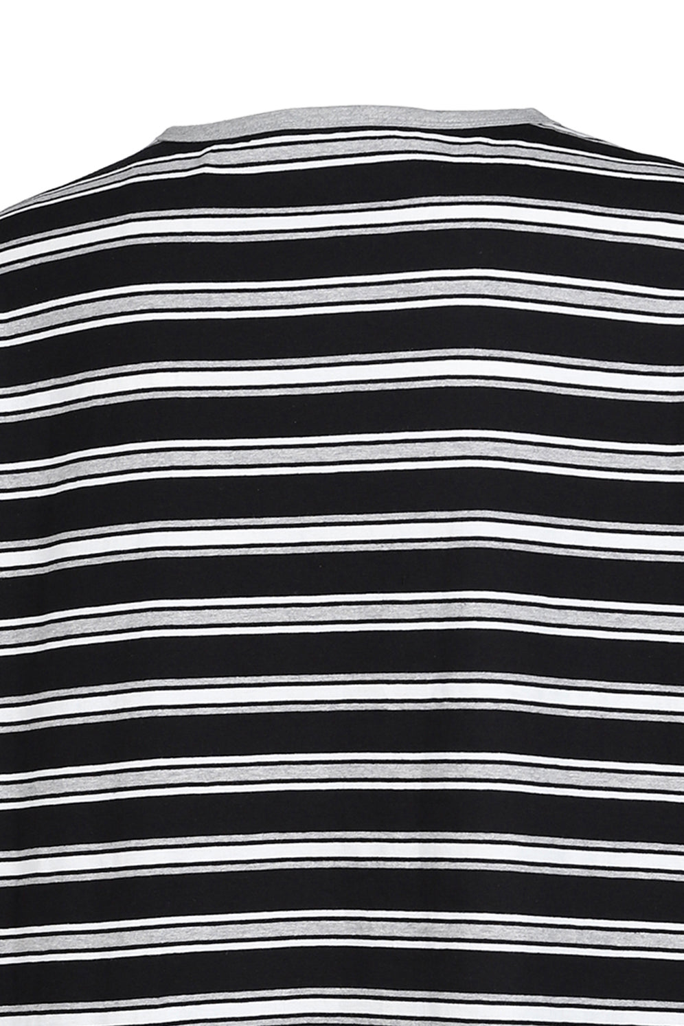 BLACK RHINESTONE STRIPE T-SHIRT / BLK