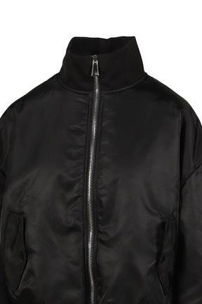 LOGO BOMBER JACKET / BLK