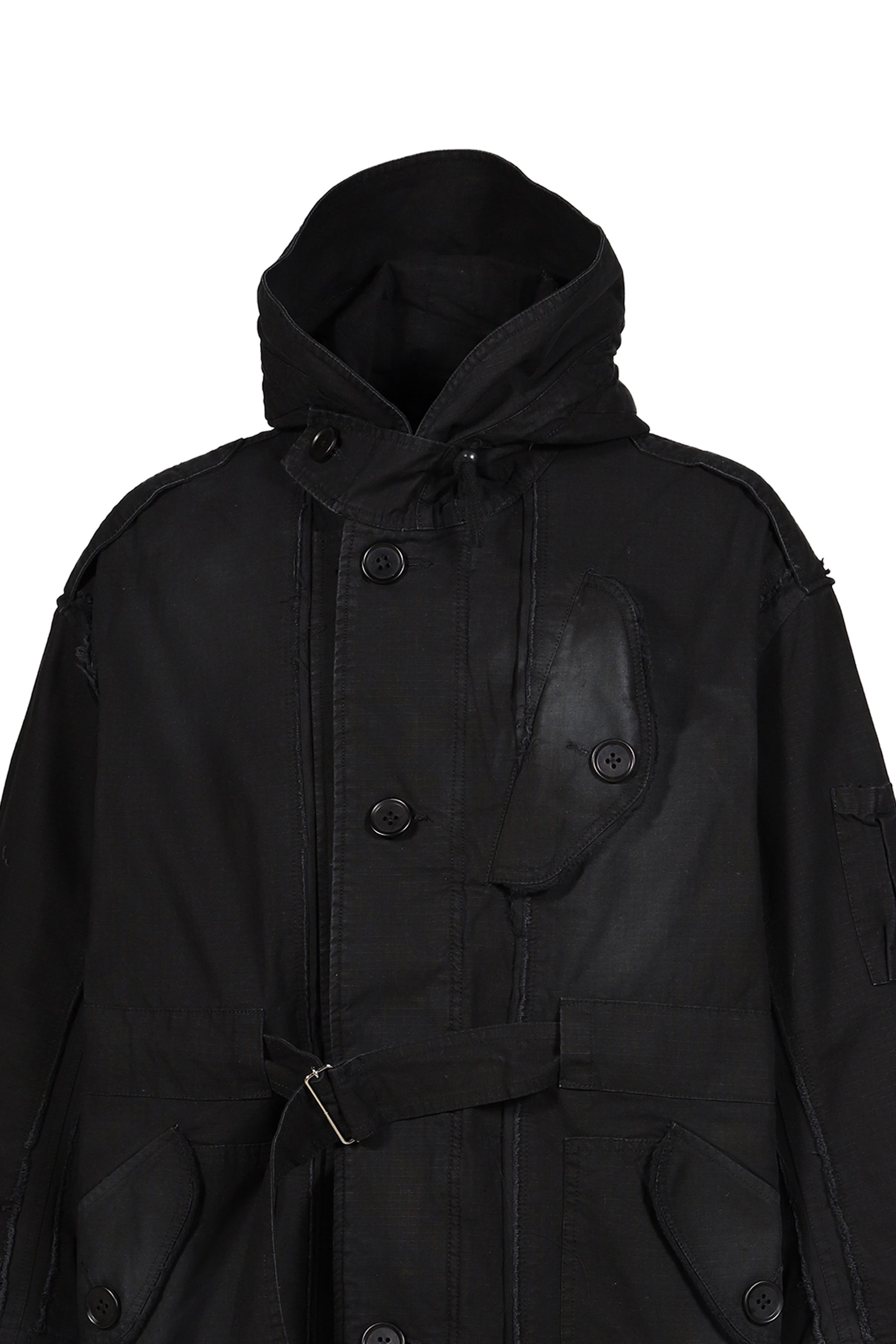 EXTREME PARKA COAT "DEREK HESS" / BLK