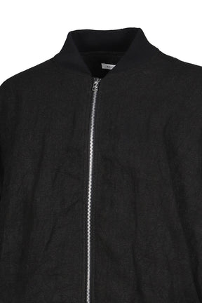 DRAPED MA1 BLOUSON / BLK