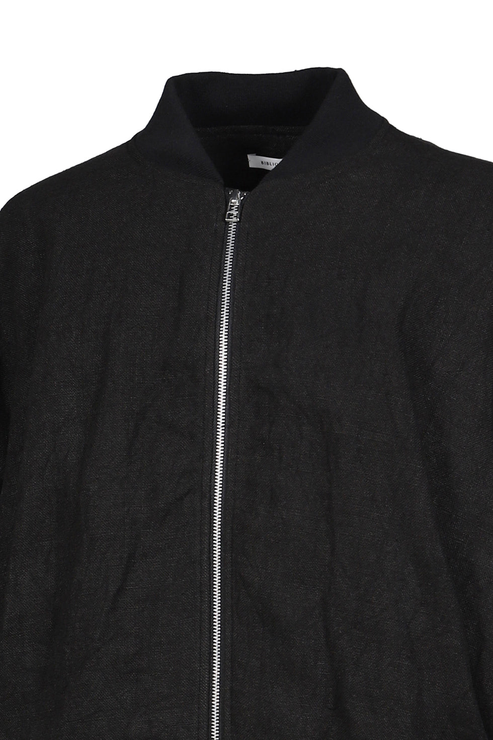 BIBLIOTHERK ビブリオテーク SS26 DRAPED MA1 BLOUSON / BLK - NUBIAN