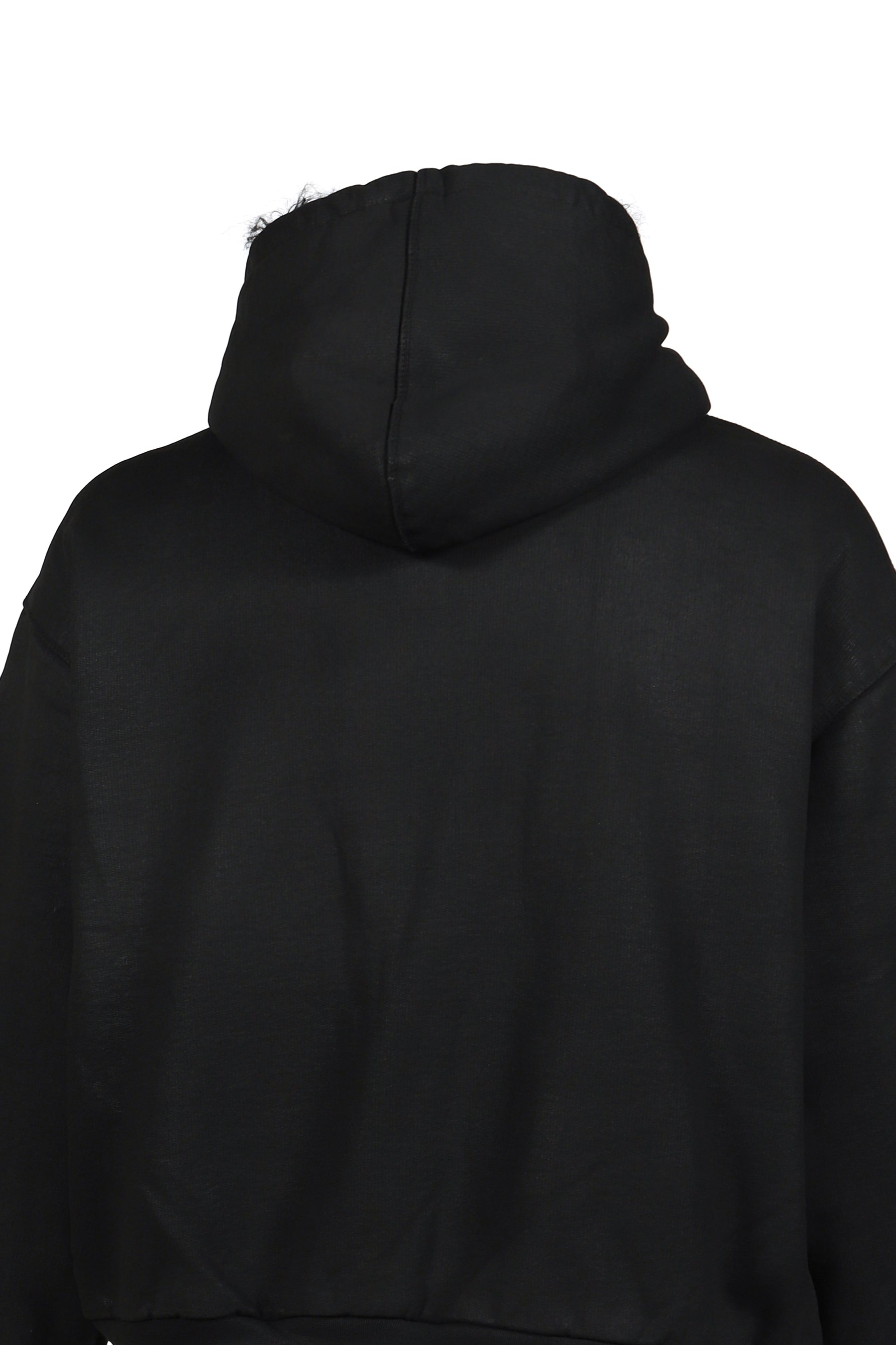 HOODIE WAXED JACKET / BLK