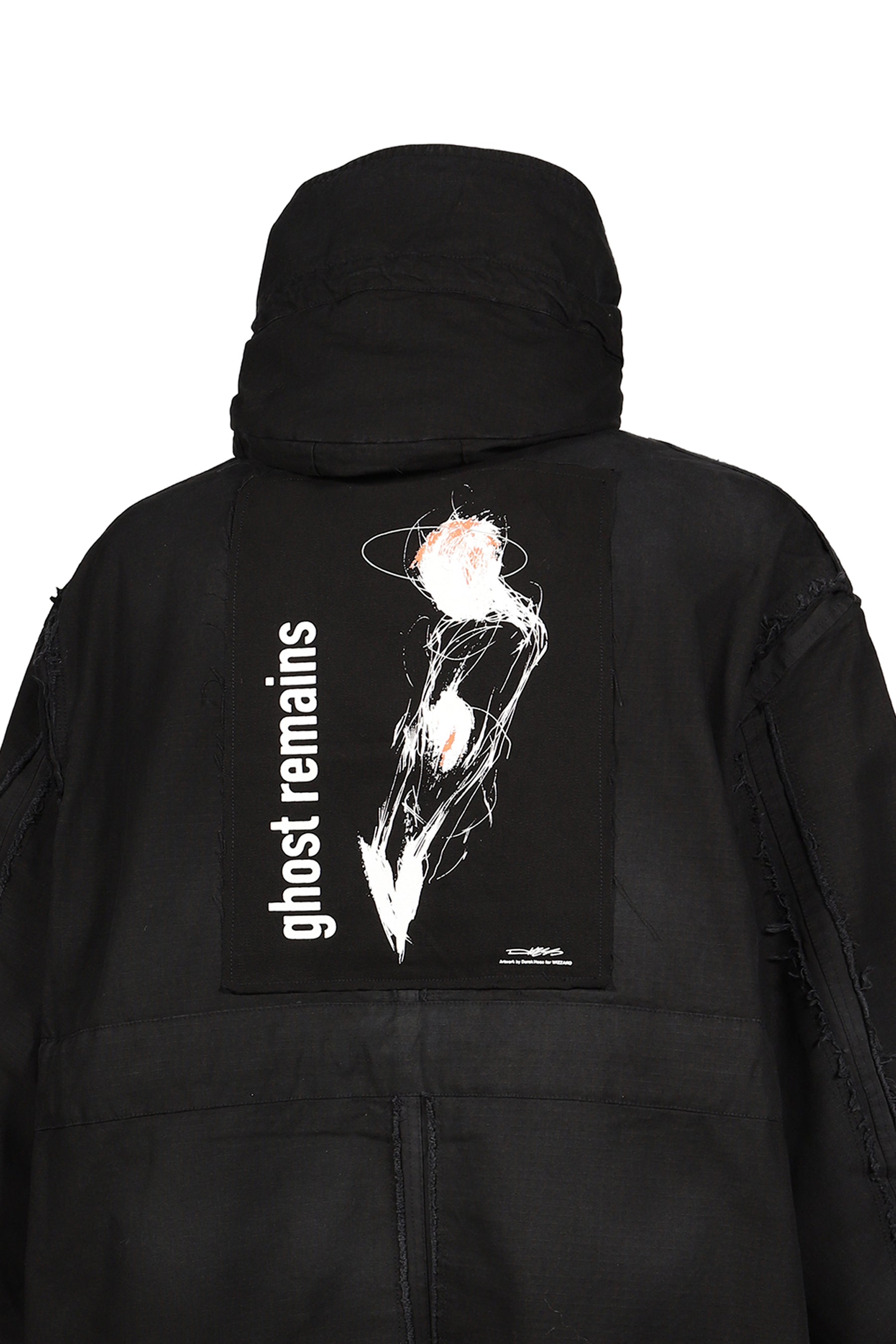 EXTREME PARKA COAT "DEREK HESS" / BLK