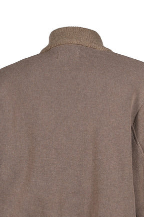 KNITTED BOMBERONE / SAND