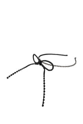 BIG RIBBON HAIRBAND (EXCLUSIVE) / BLK