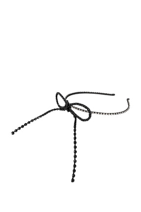 BIG RIBBON HAIRBAND (EXCLUSIVE) / BLK