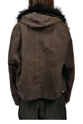 HELICOPTER LONG JACKET / VINTAGE BRW